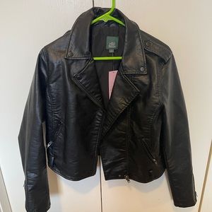 Black Leather Jacket NWT
